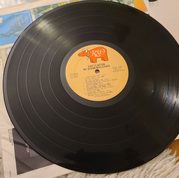 461 Ocean Blvd vintage vinyl record album LP black LIKE NEW - Picture 2 of 10